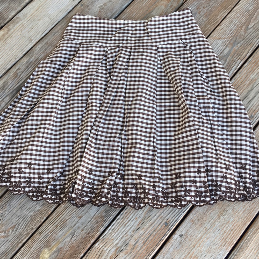 Autograph Midi Brown Skirt